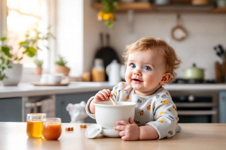 Diversification alimentaire d’un bébé allaité à 4–6 mois : protocole adapté