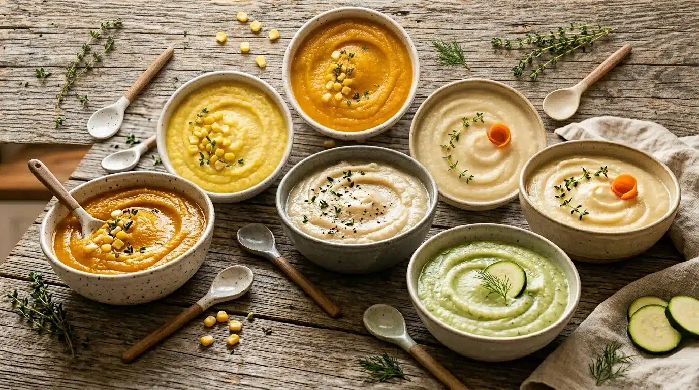 Recettes pour la diversification alimentaire de bébé