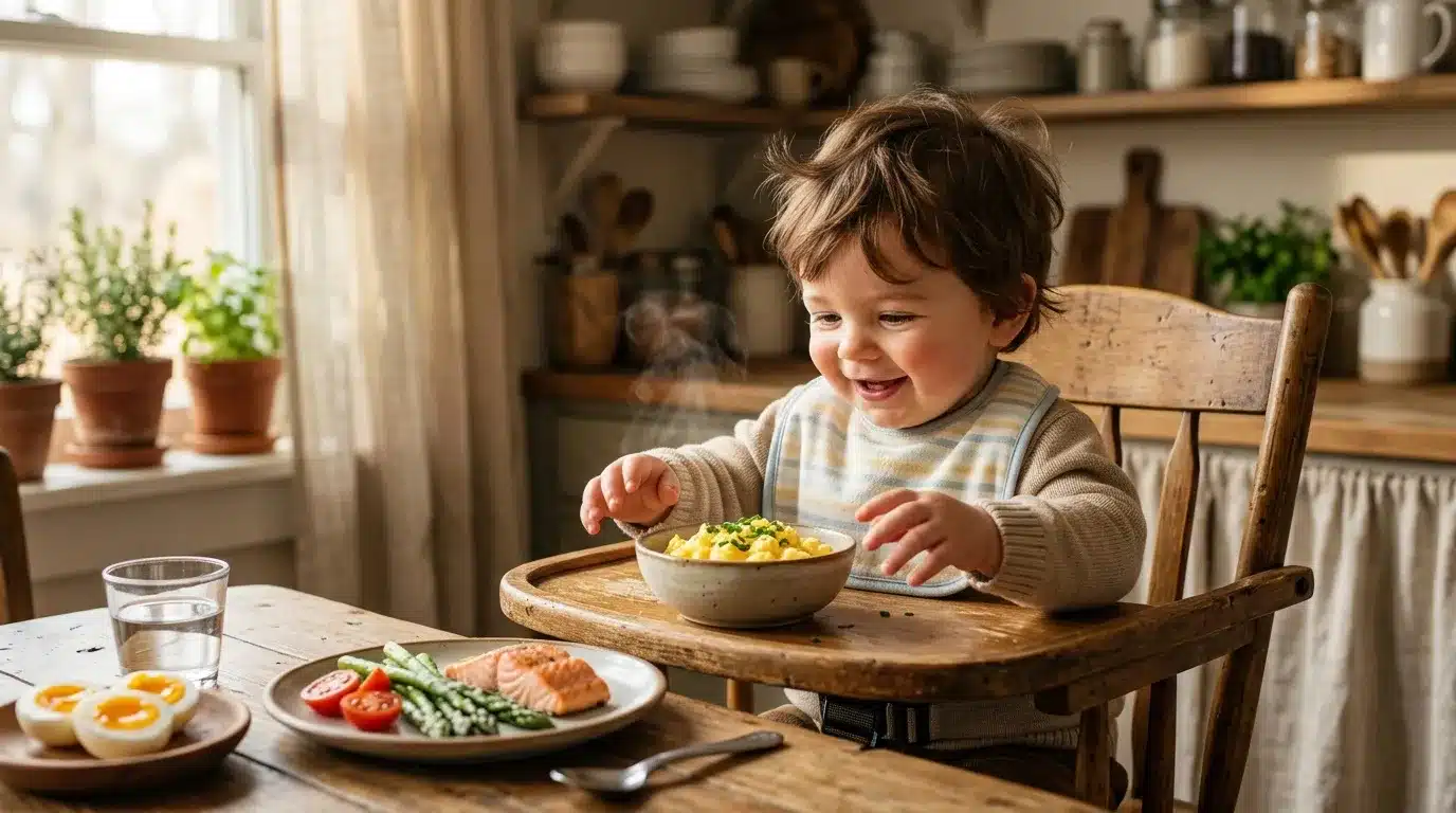 À quel âge donner des œufs à un bébé et sous quelle forme
