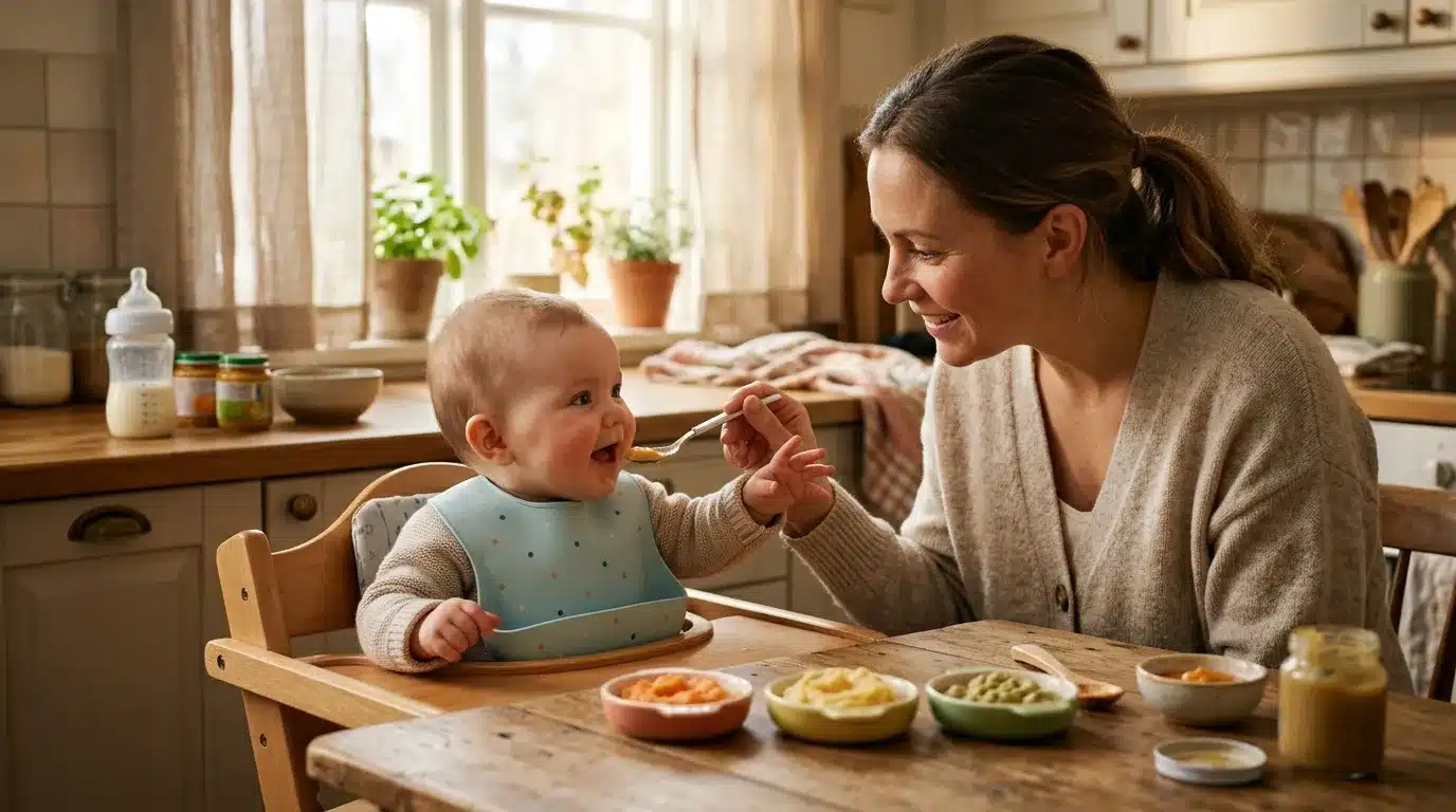 Bébé régurgite beaucoup : causes, étouffement, diversification… quand s’inquiéter