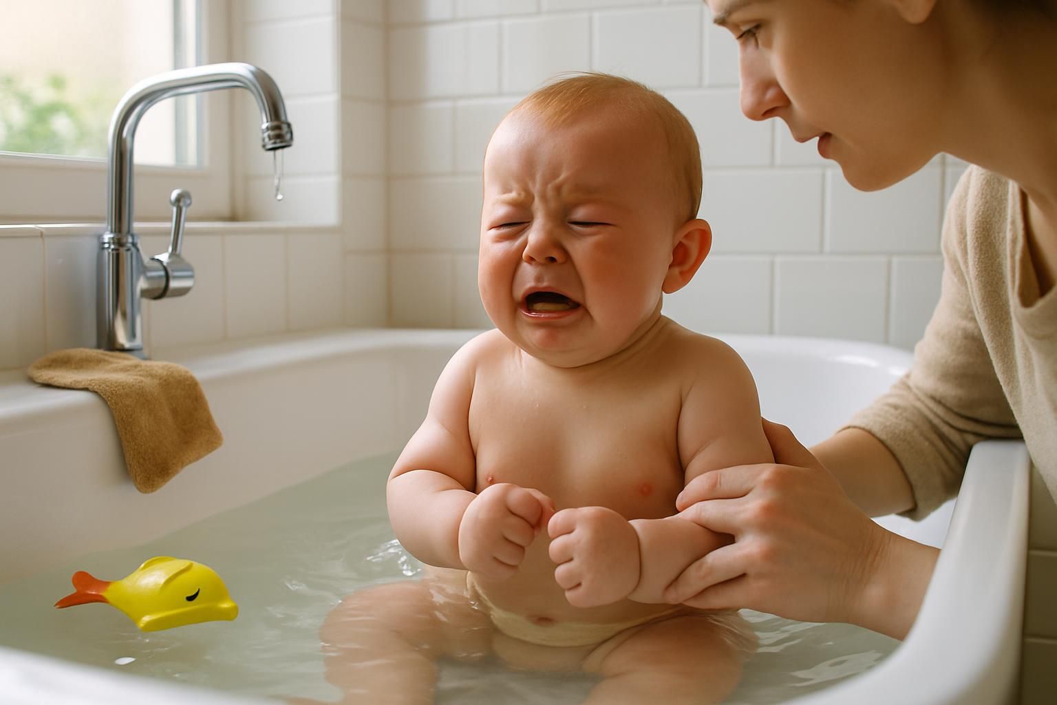 découvrez pourquoi votre bébé pleure pendant le bain et trouvez des conseils pratiques pour apaiser et rendre ce moment agréable pour votre enfant.